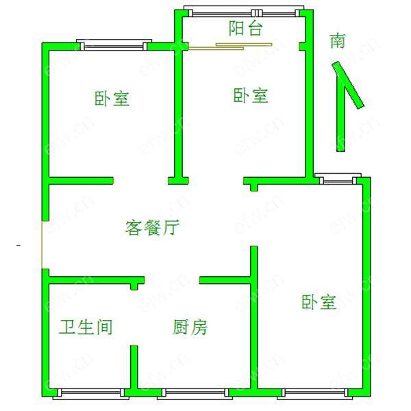 唐巷(东)   3室2厅