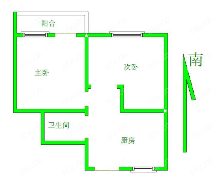造船二村 2室1厅