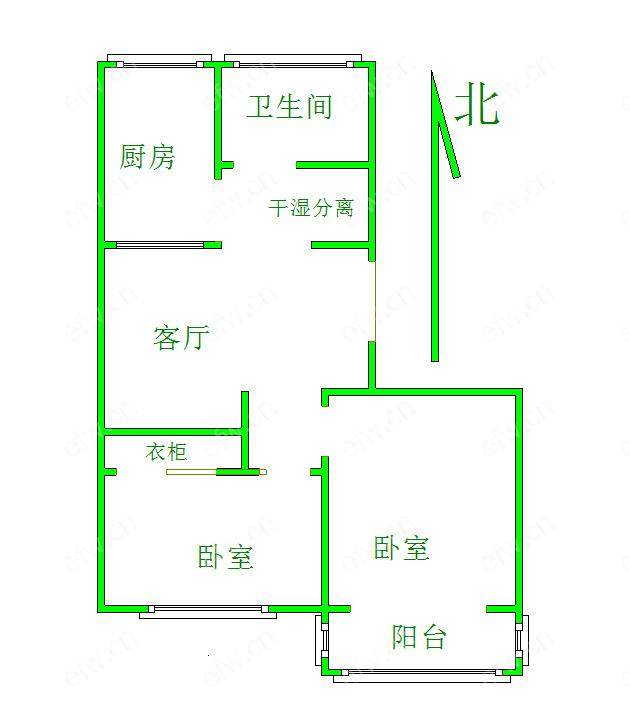 田基浜 2室1厅，精装修，拎包入住，崇宁路可用，地铁口