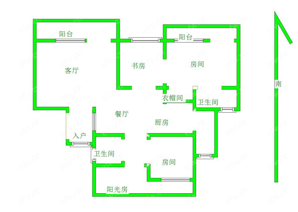 万科东郡(万科家园) 3室1厅