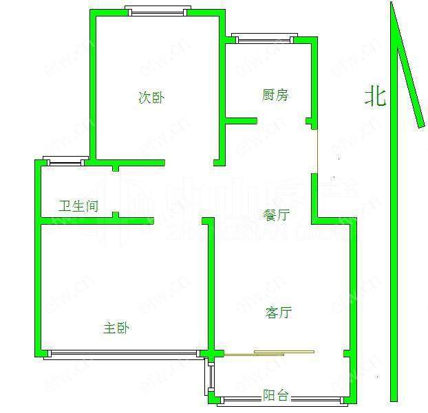 绿地世纪城五期(173-199) 2室2厅一卫