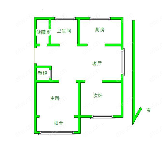 沁园新村 2室1厅