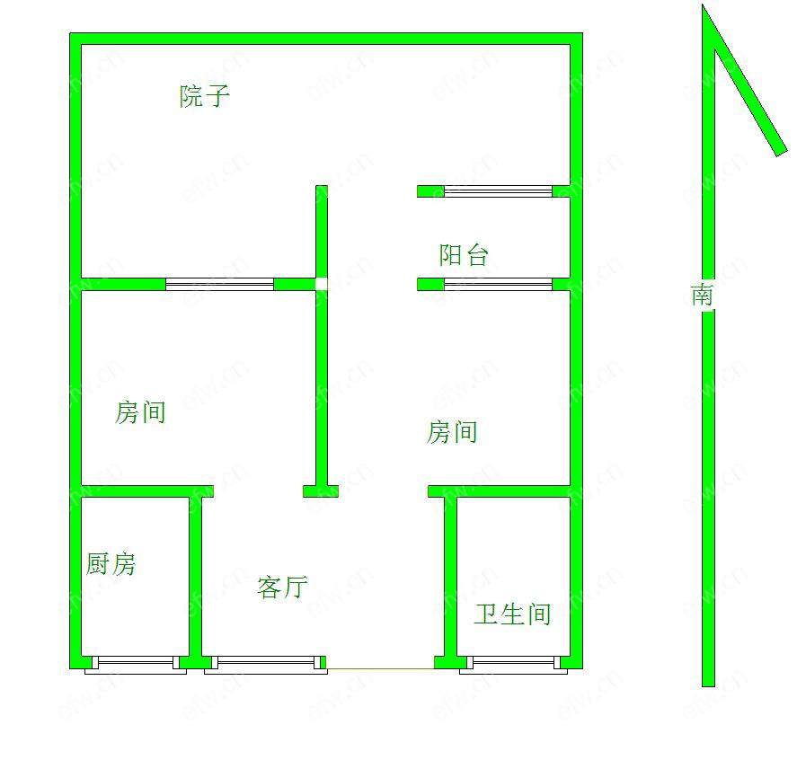 育才弄 2室1厅