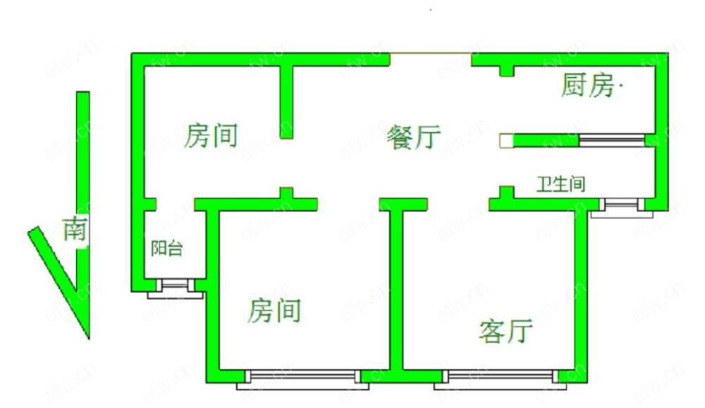 紫金门 2室1厅诚心出售，价格好谈。