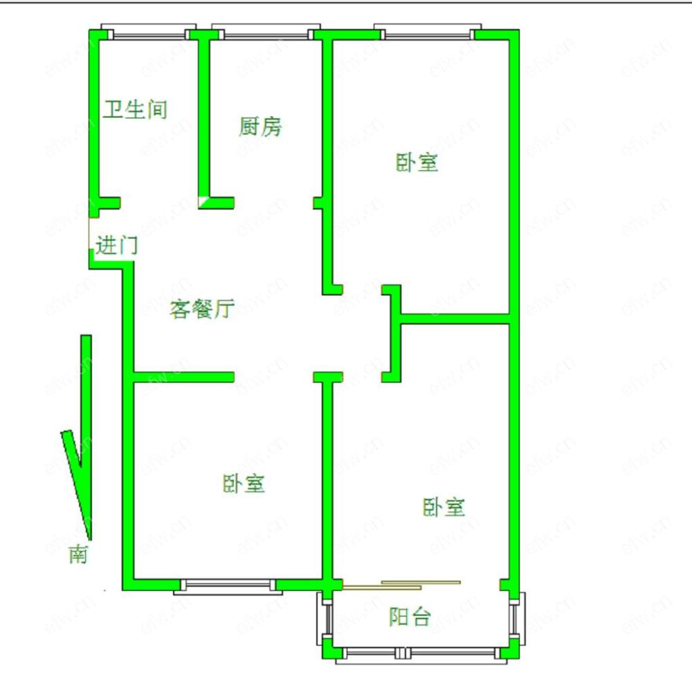 锡山新村 3室1厅 成熟小区