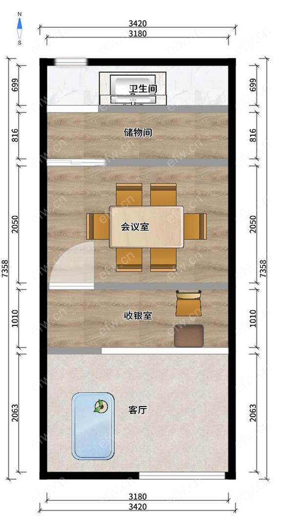 凤翔苑 1室1厅.....