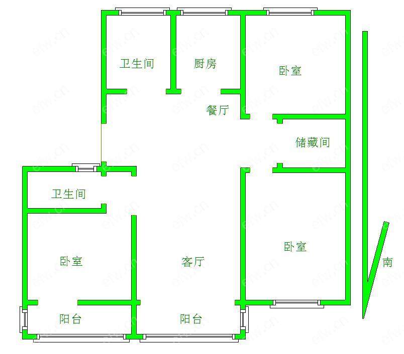 扬名一村 3室2厅