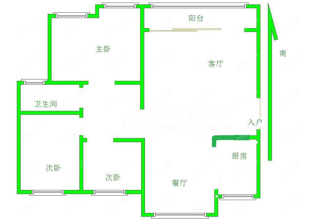 融创理想城市花园(亚美利加) 3室2厅