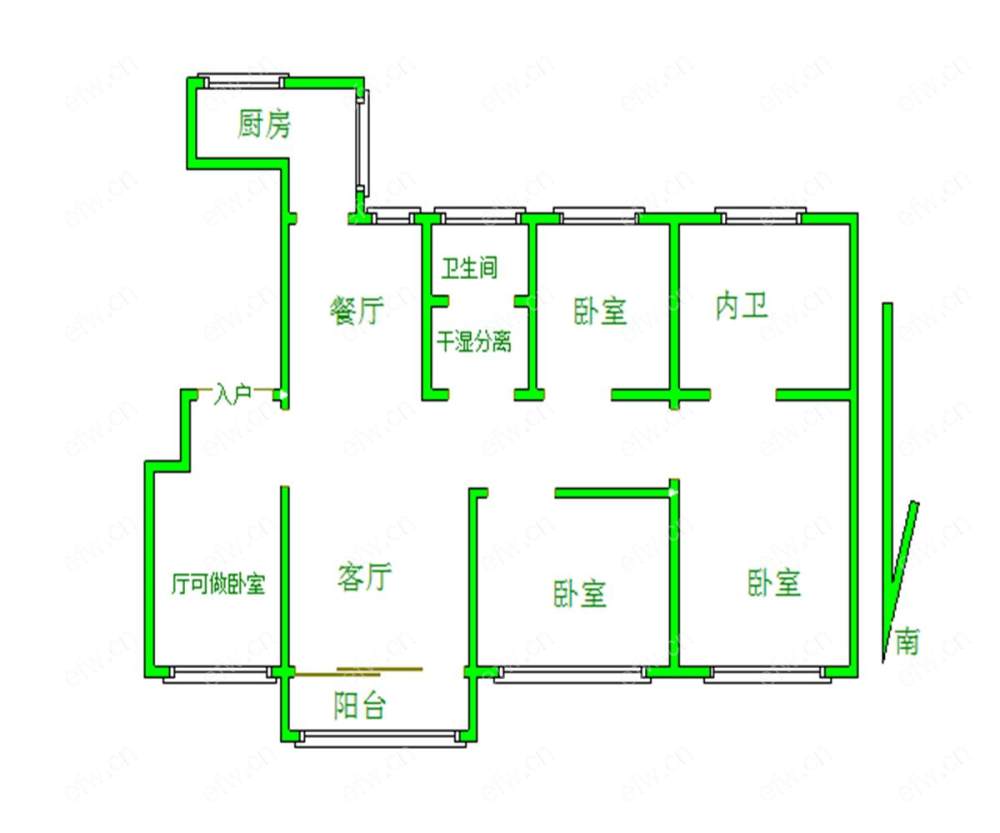 蔚蓝观邸 4室2厅