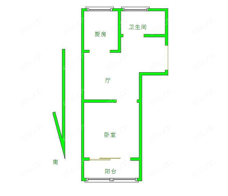 风雷新村西区（1-164） 1室1厅
