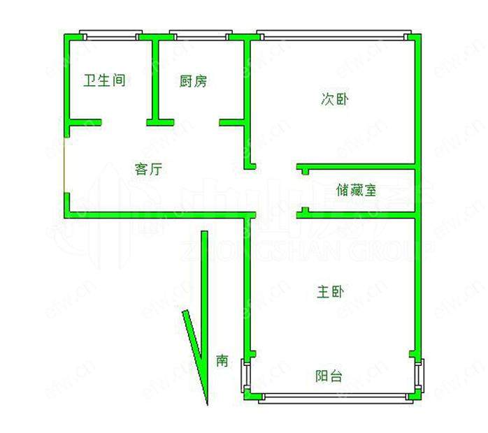 北禅寺巷 2室1厅
