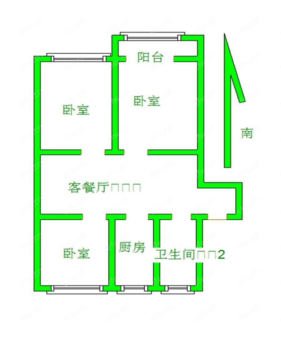 西横街(华源小区) 3室2厅