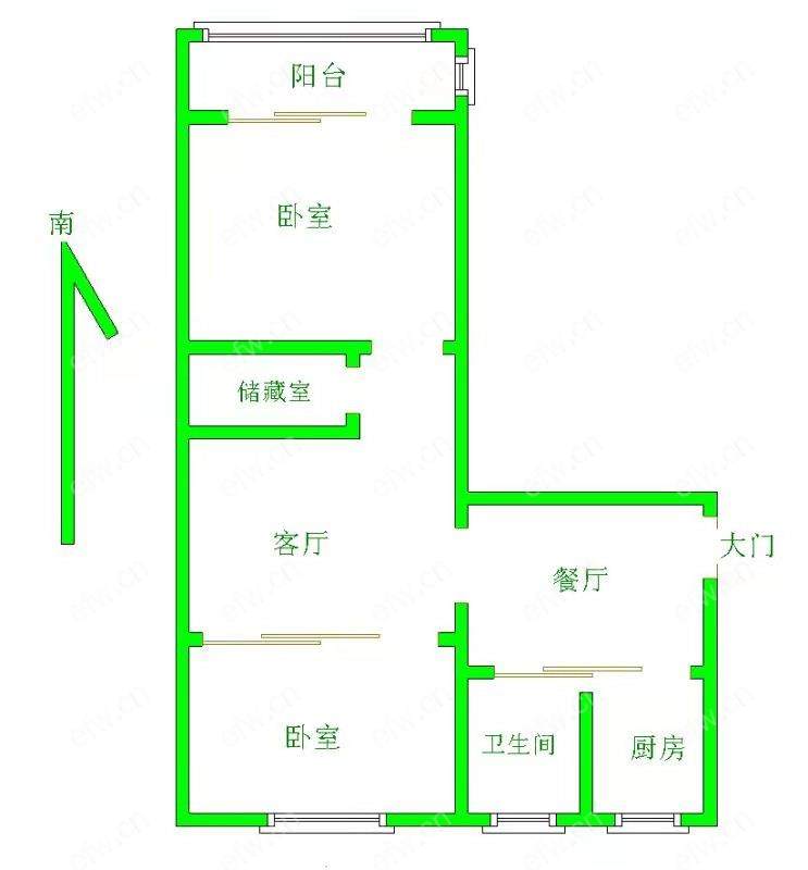 育才弄 2室1厅