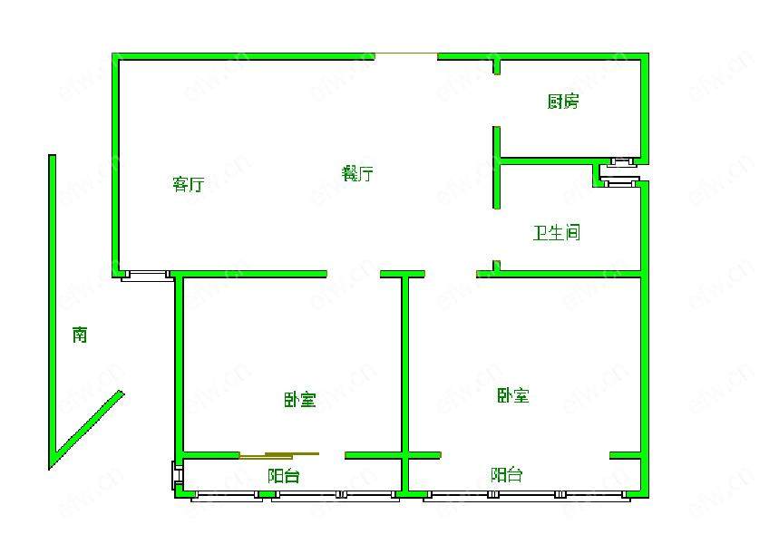 洛城水韵花园 2室2厅