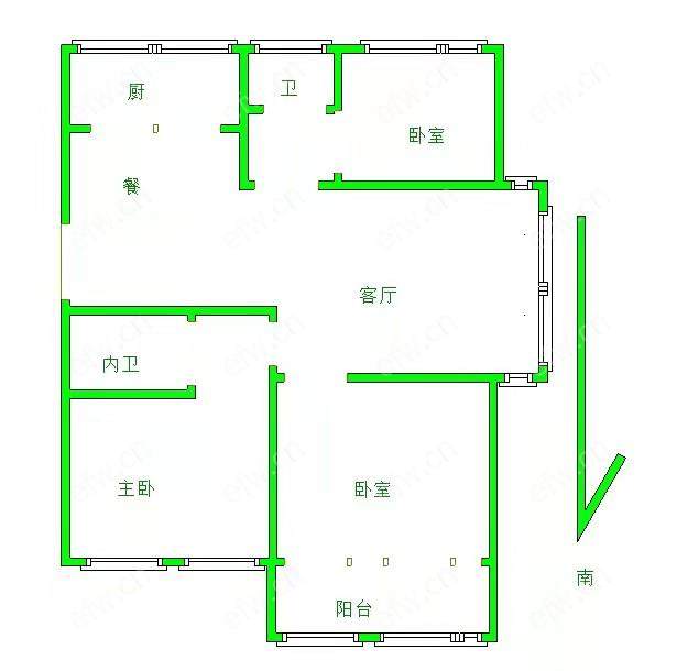凤翔馨城 3室2厅   看房提前预约