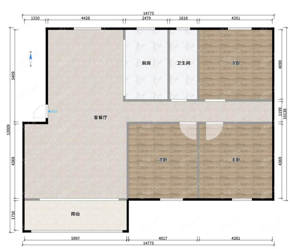 新惠苑 4室2厅