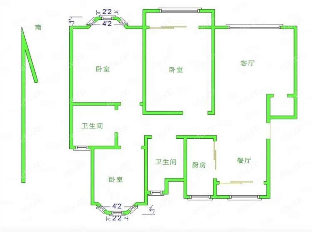 春江花园 3室2厅诚心出售