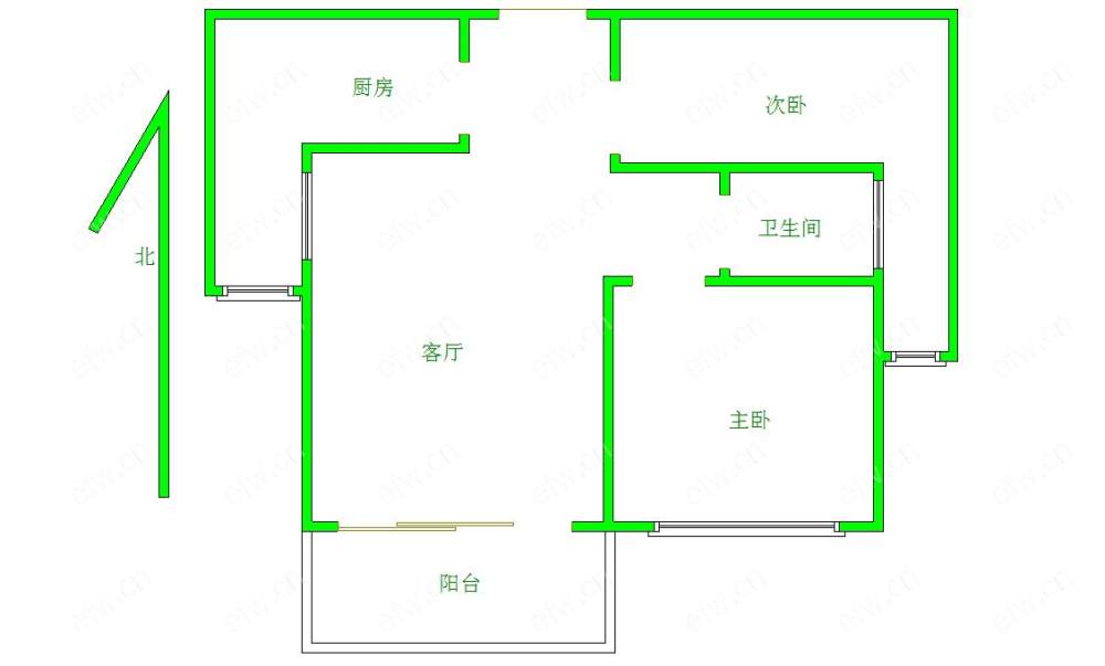 世茂首府（天域景园） 2室2厅