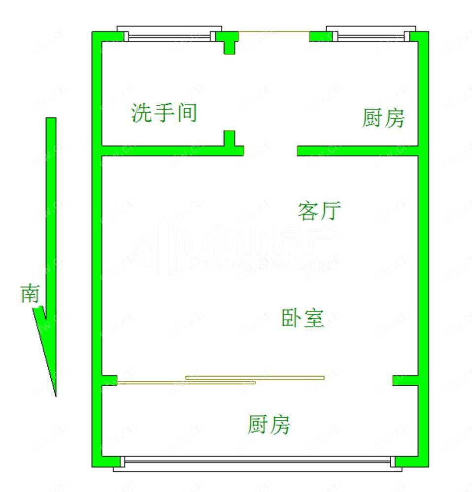 绿地世纪城三期 1室1厅