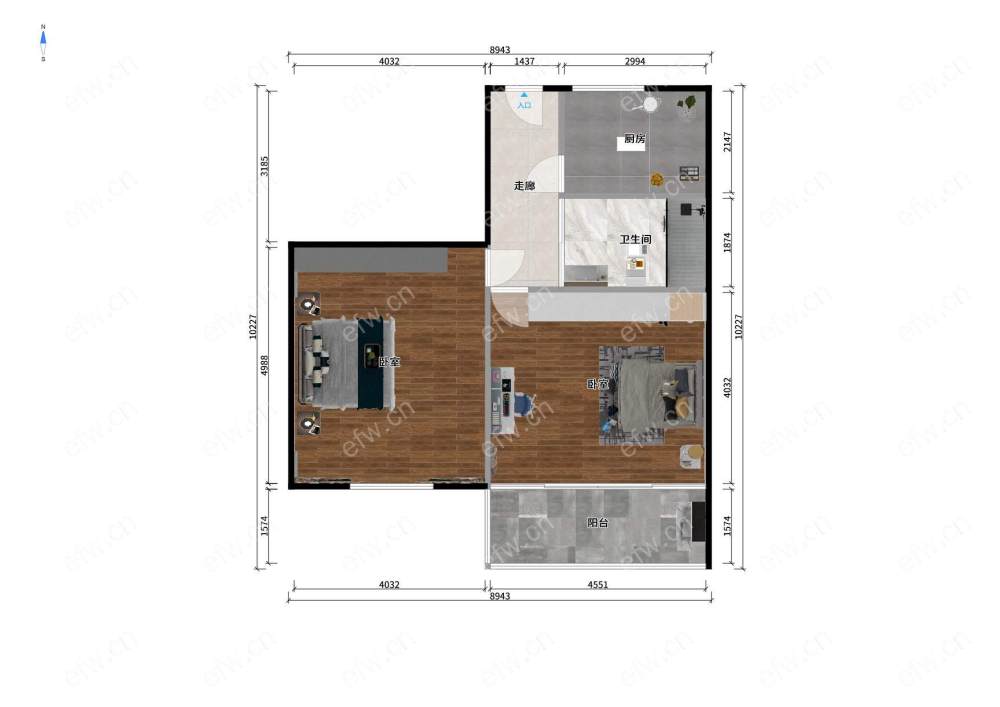 塘南新村 2室0厅，精装修，家具家电全，南长街可用，诚心出售