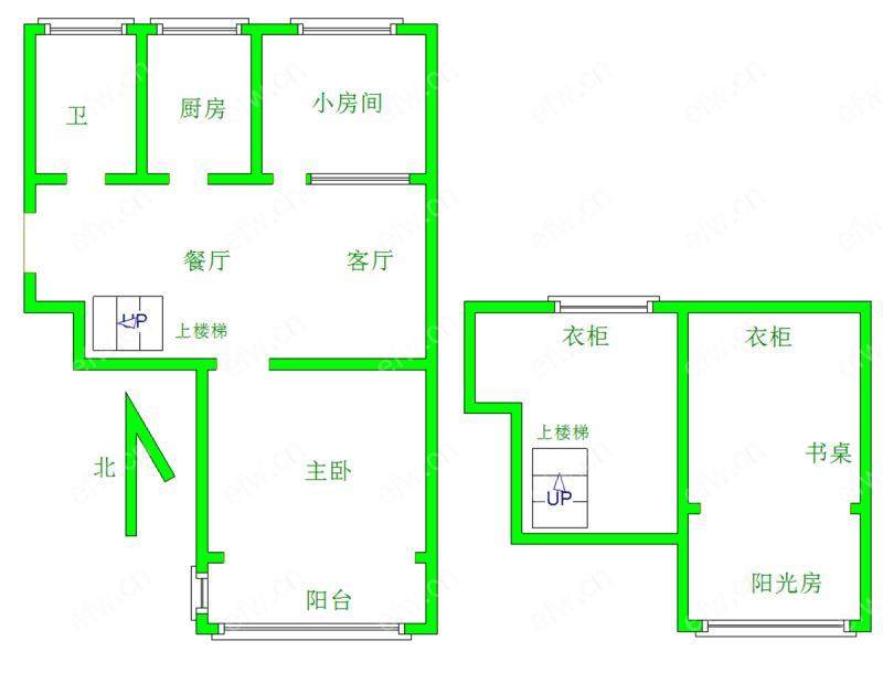 轻院小区 2室1厅