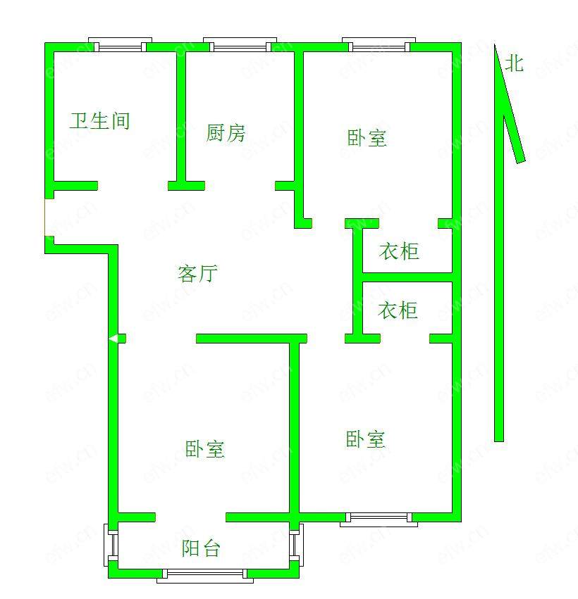 宁海里小区（一期） 3室1厅