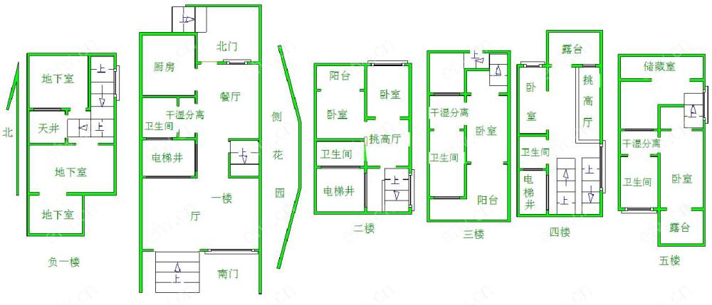 明发际新城(水岸雅苑) 5室2厅  带大院子  东边套