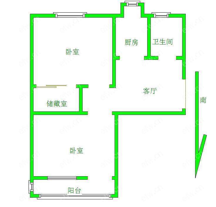 曹张新村 2室1厅