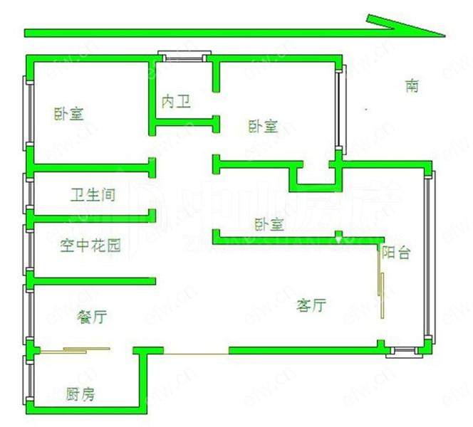 金科观天下 4室2厅 地铁口 带车位