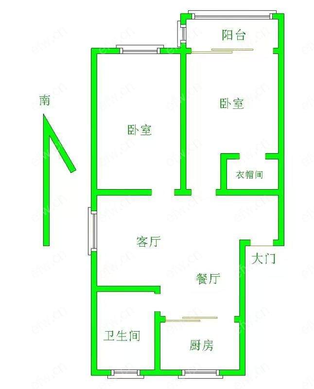 荣耀花园 难得一见的精装小户型,总价低,朝向好！