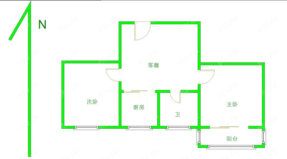 风华里 2室1厅 精装 设施齐