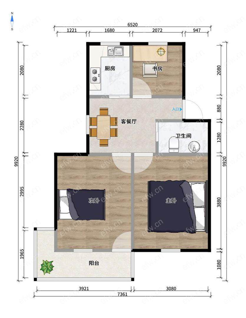 邵巷新村 3室1厅