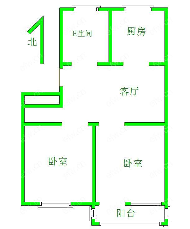 育才弄 2室1厅