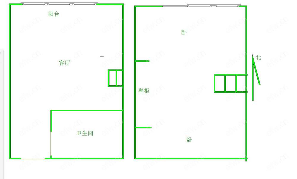 缤悦湾 2室1厅