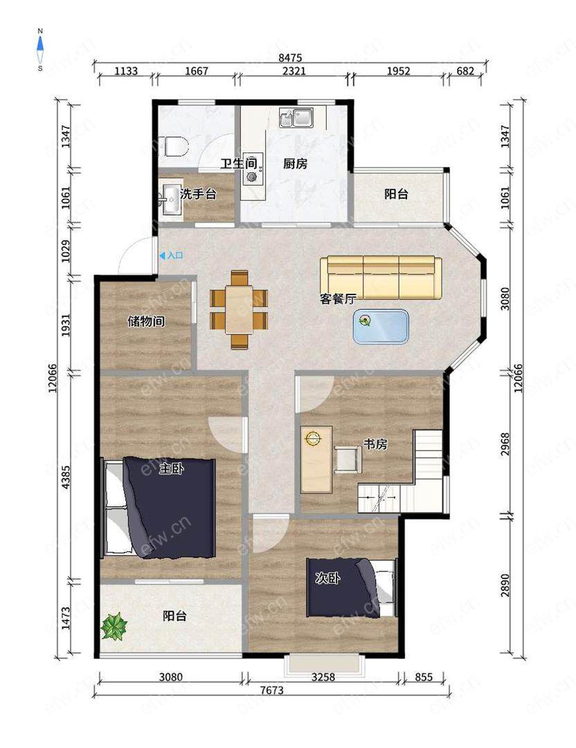 隆舜园 3室2厅