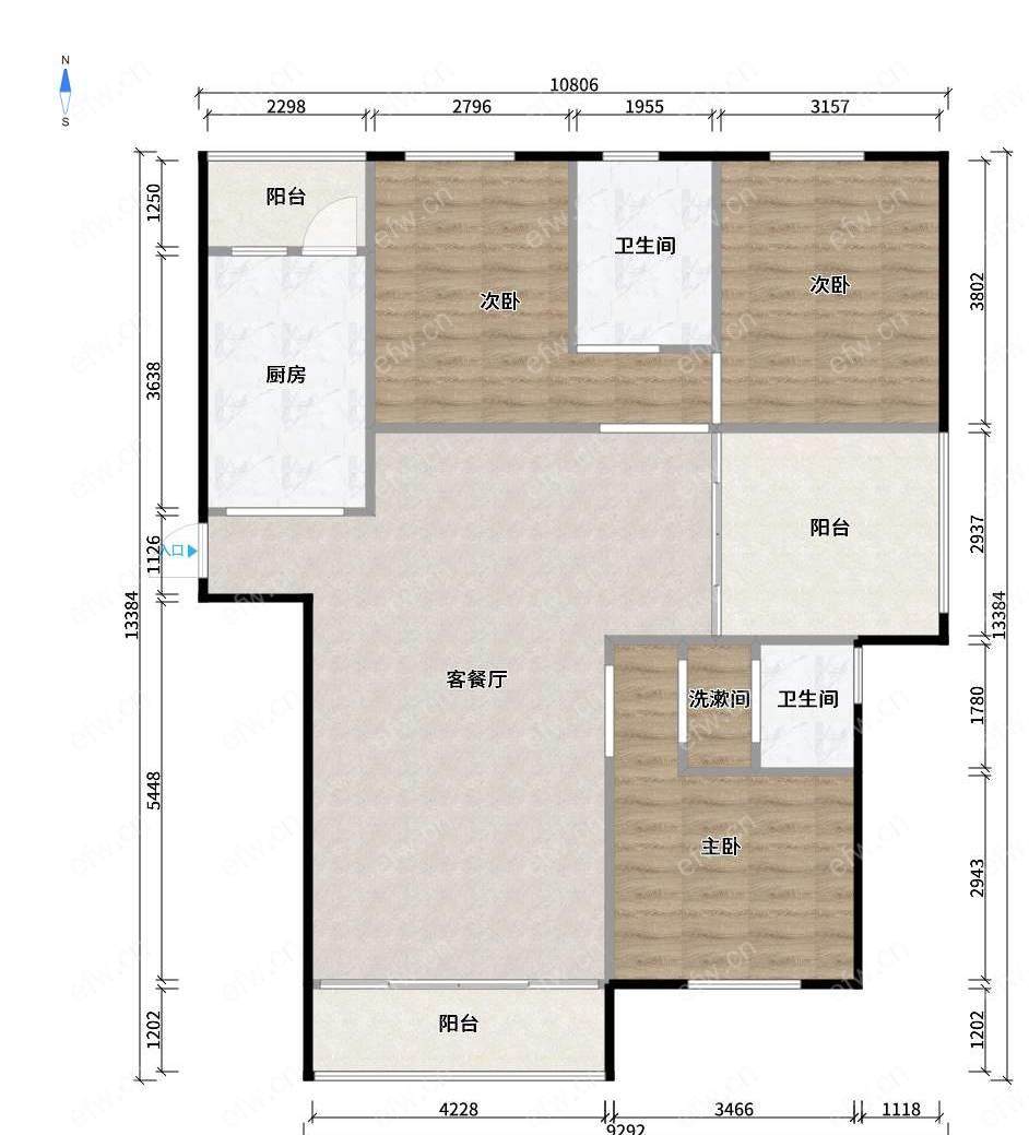 嘉洲花园洋房 3室2厅