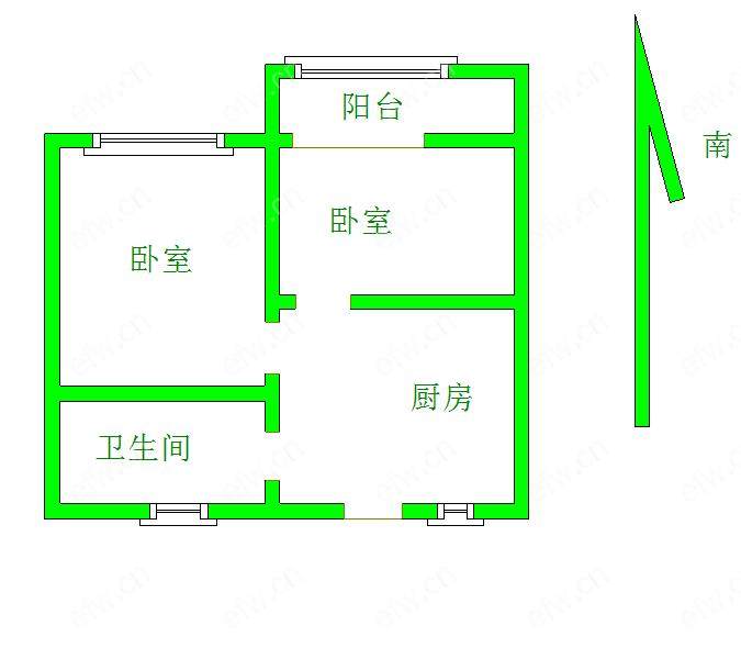 曹张新村 2室1厅