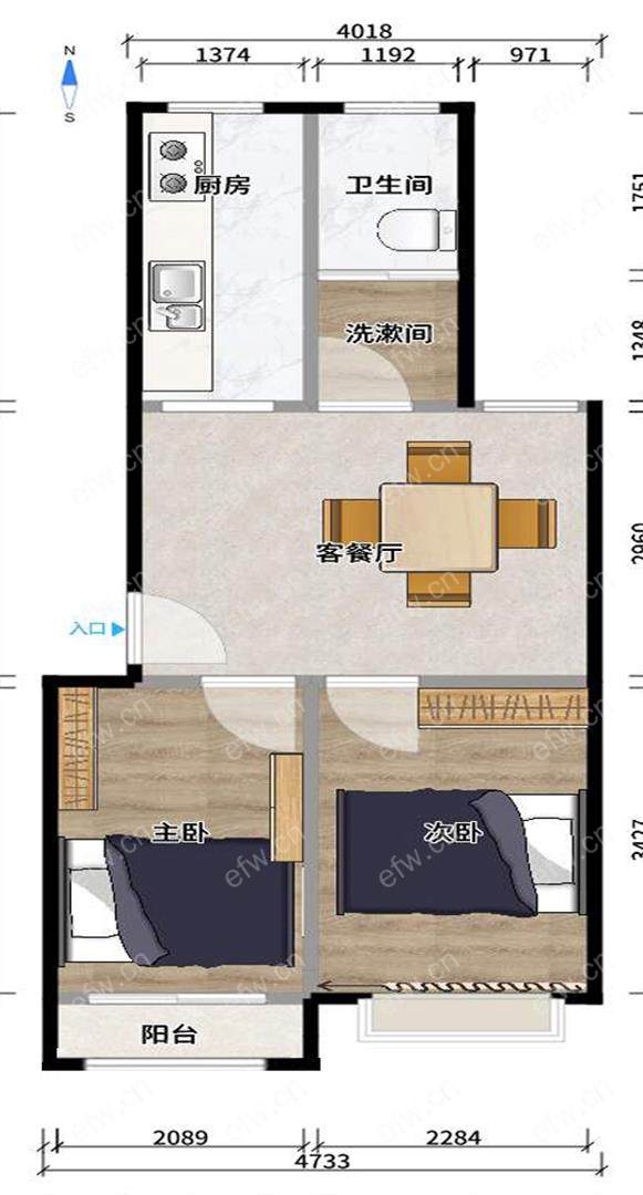 堰新家园 2室2厅