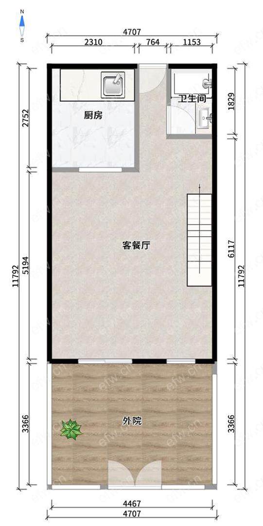 金都花园位置好，环境优雅，206.22平米精装4房