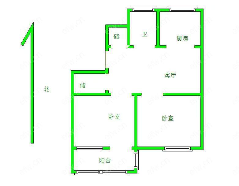 曹张新村 2室1厅