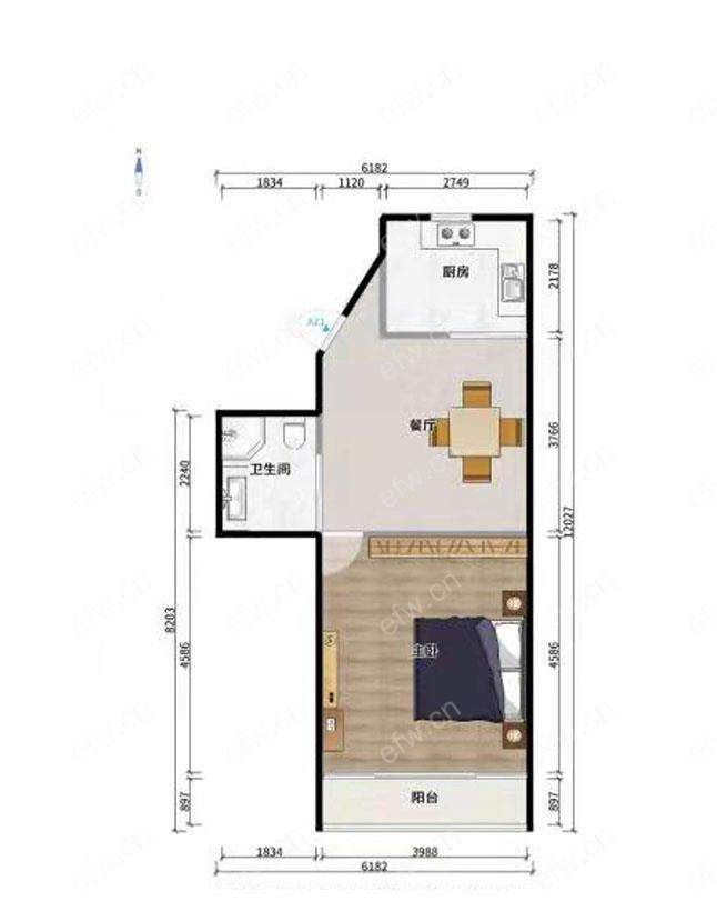 小娄巷横街西区（1-12） 1室1厅