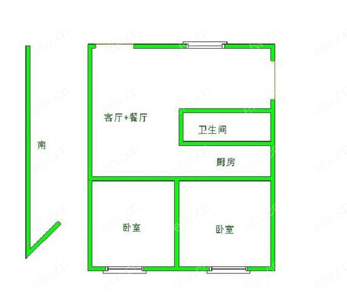 钱桥花园路 3室1厅