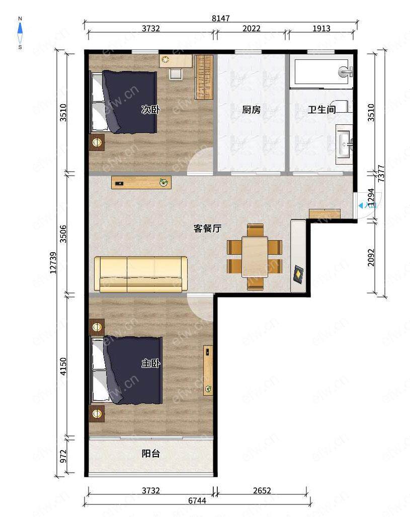 棉花巷 2室2厅房东着急出手