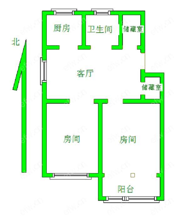 曹张新村 2室1厅