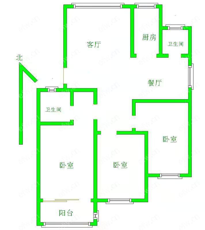 瑞江花园 3室2厅