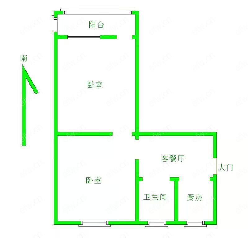 曹张新村 2室1厅....