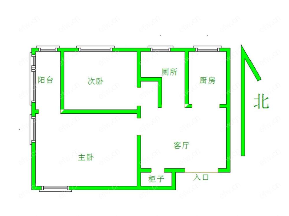 中南新村 2室1厅