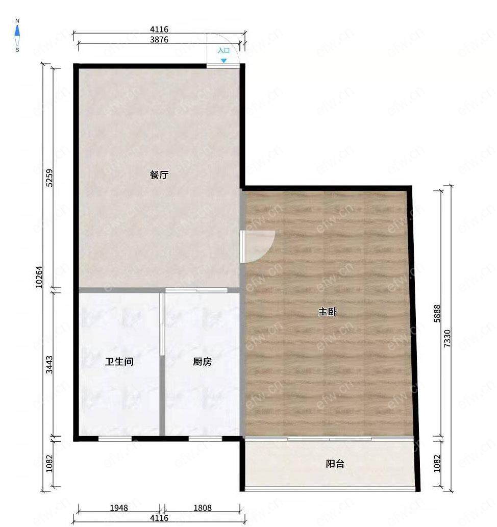 棉花巷 1室1厅00000