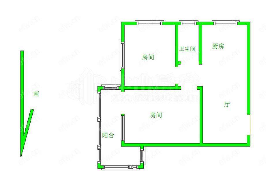 建筑新村 2室1厅