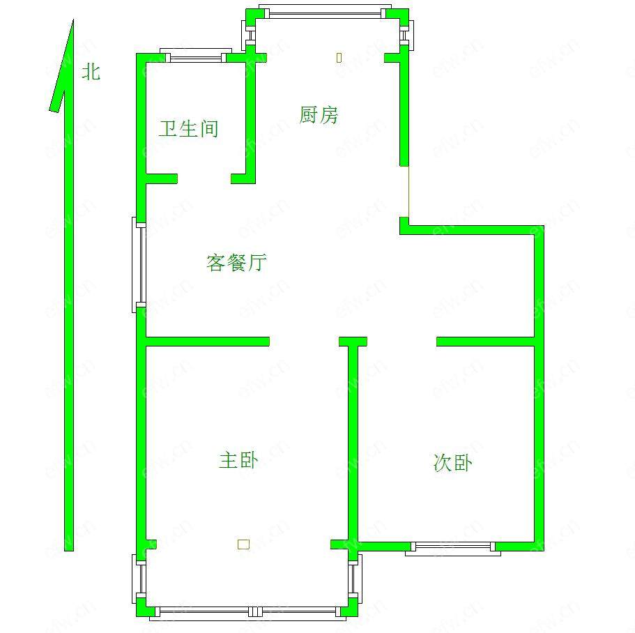 扬名花园 2室1厅